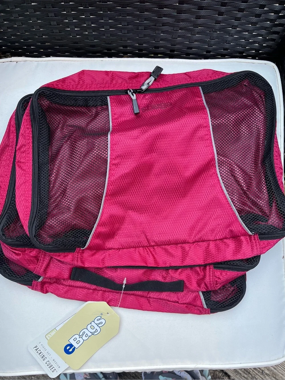 eBags Packing Cube - Fuchsia Pink Travel Organizer